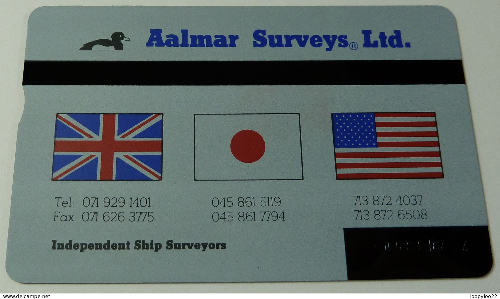 UK - Great Britain - Landis & Gyr - BTP071 - Aalmar Surveys - Bath - 262H - 4730ex - Mint - BT Promotional