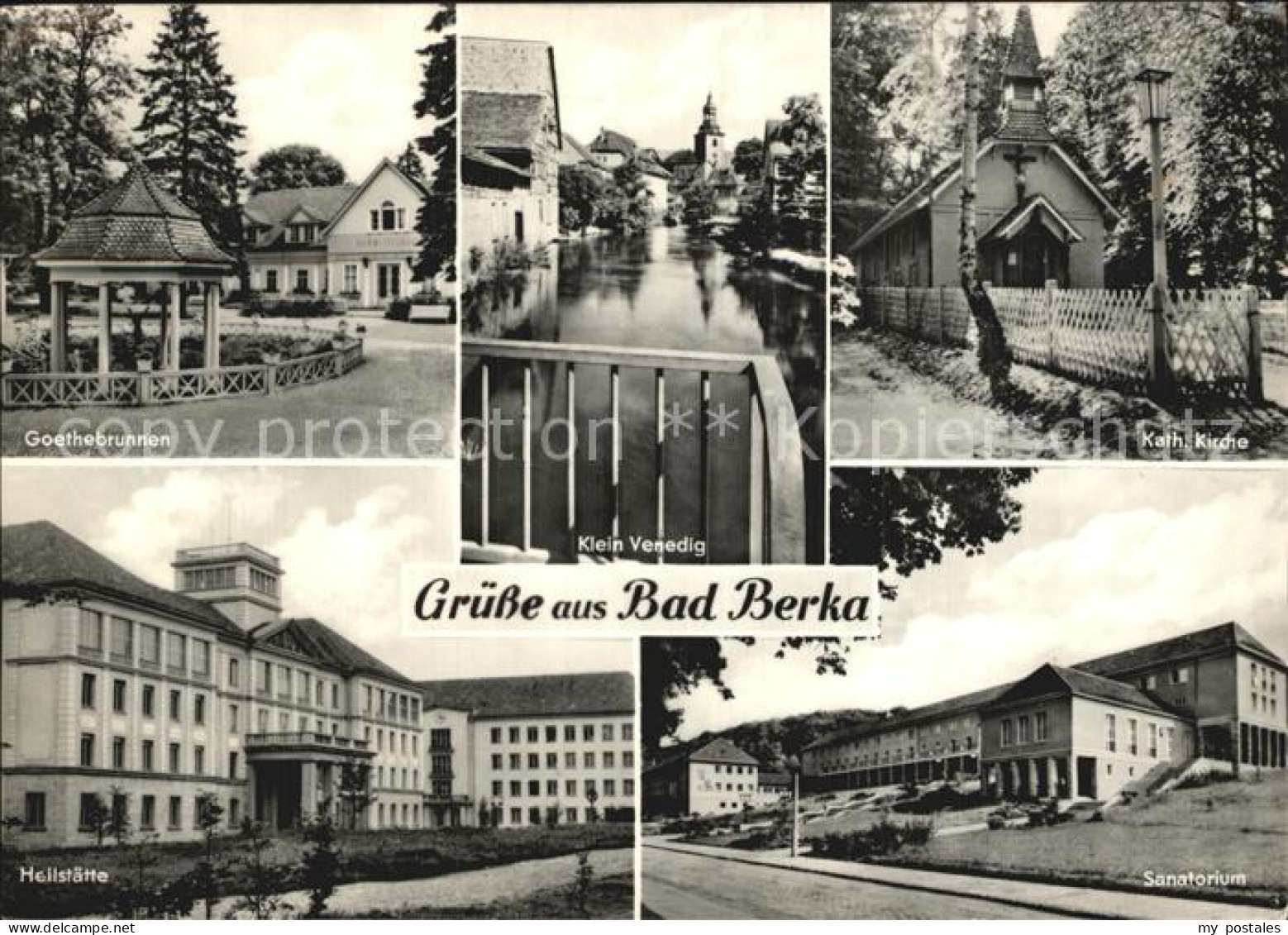 72442628 Bad Berka Klein Venedig Goethebrunnen Sanatorium Bad Berka - Bad Berka