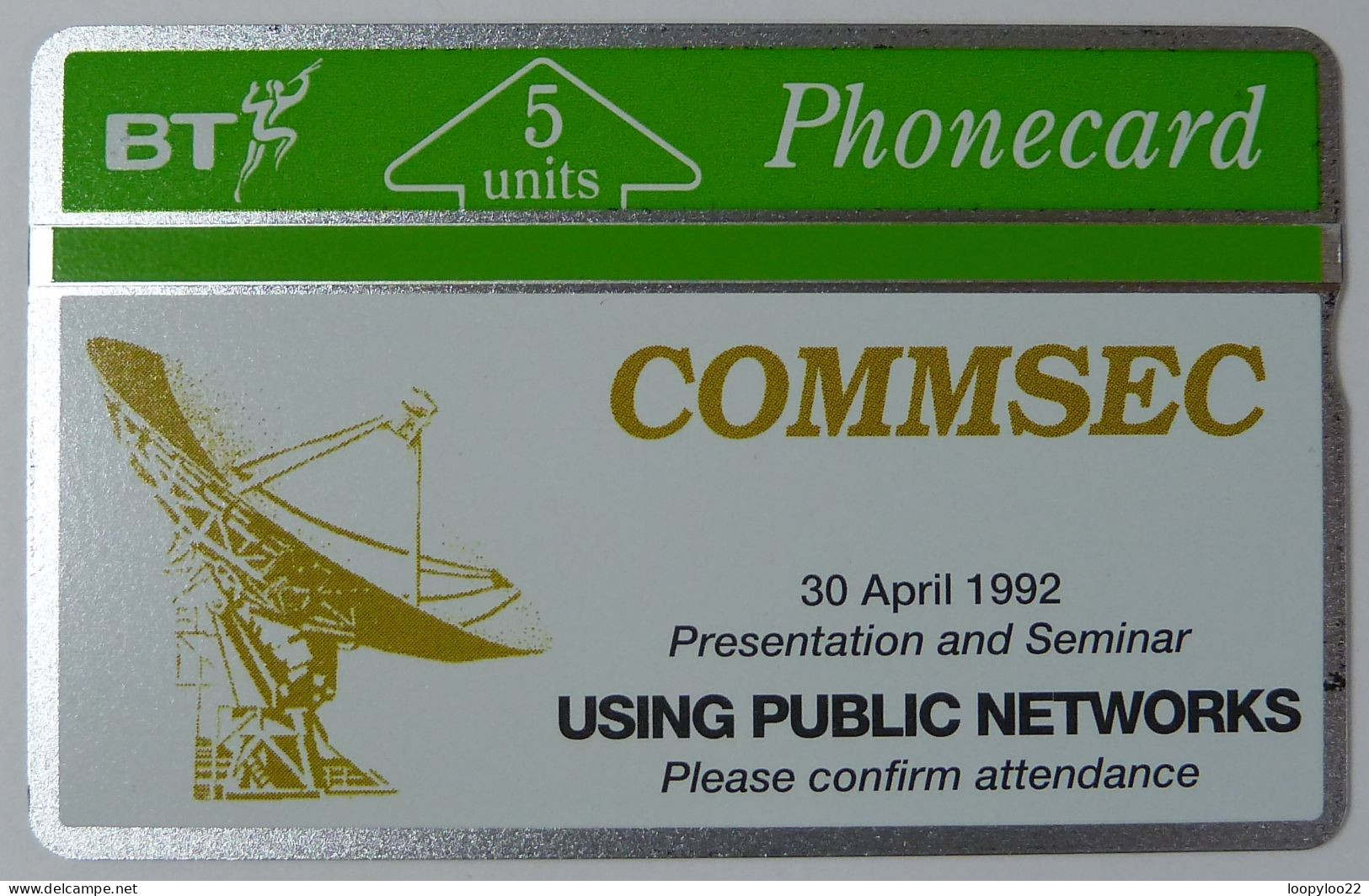 UK - Great Britain - Landis & Gyr - BTP074 - Commsec 3 - Public Networks - 262H - 500ex - Mint - BT Promotional