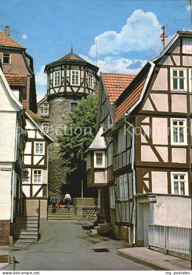 72439435 Lauterbach Hessen Partie Am Ankerturm Fachwerkhaeuser Luftkurort Lauter - Lauterbach