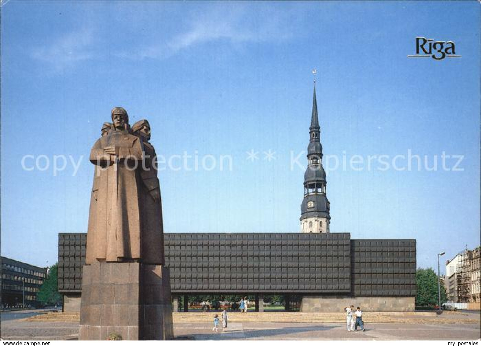 72439429 Riga Lettland Statue Museum To The Latvian Red Riflemen Riga - Lettonie