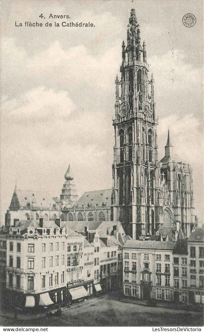 BELGIQUE - Anvers - La Flèche De La Cathédrale - Carte Postale Ancienne - Antwerpen