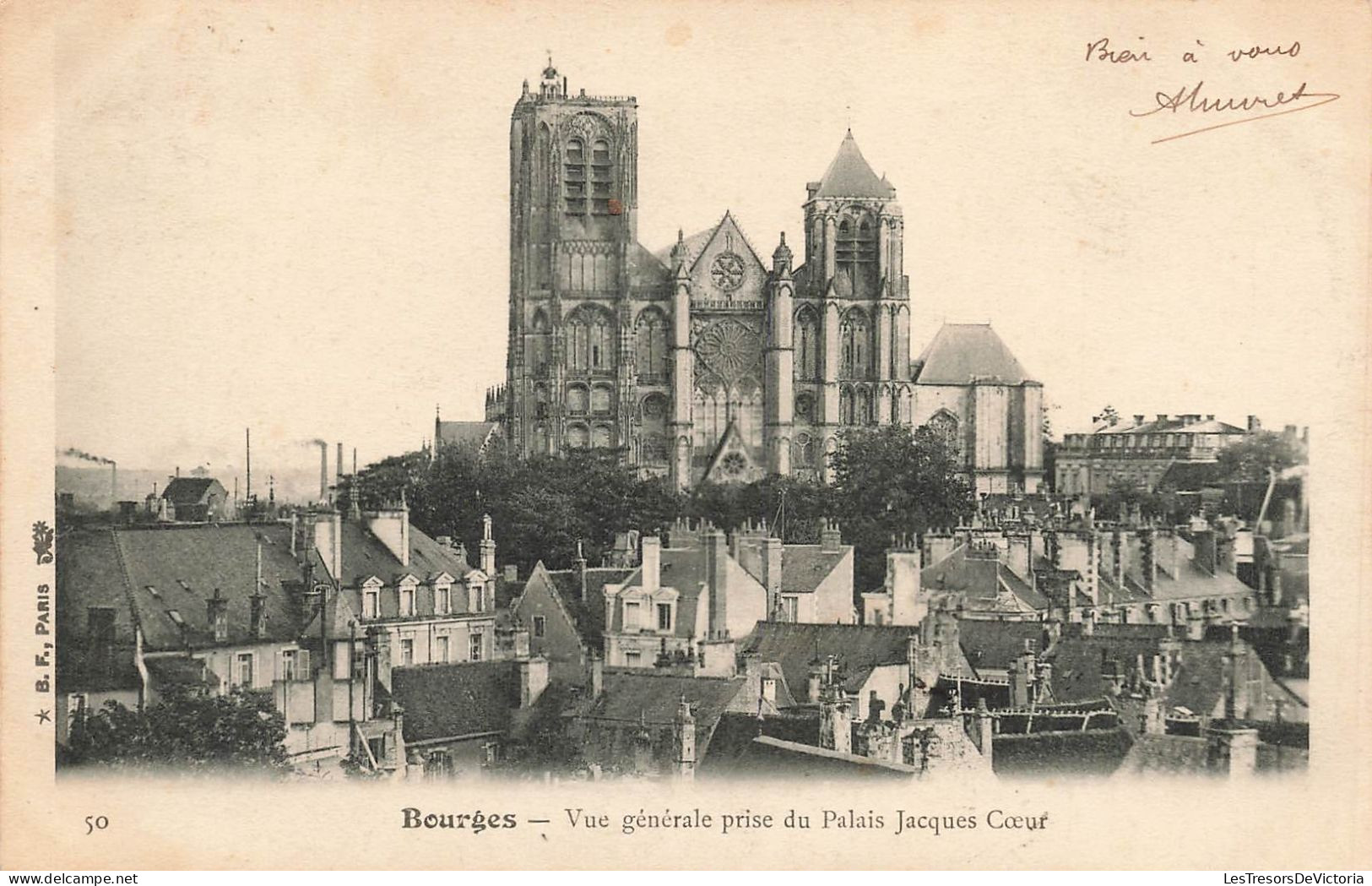 FRANCE - Bourges - Vue Générale Prise Du Palais Jacques Coeur - Carte Postale Ancienne - Bourges