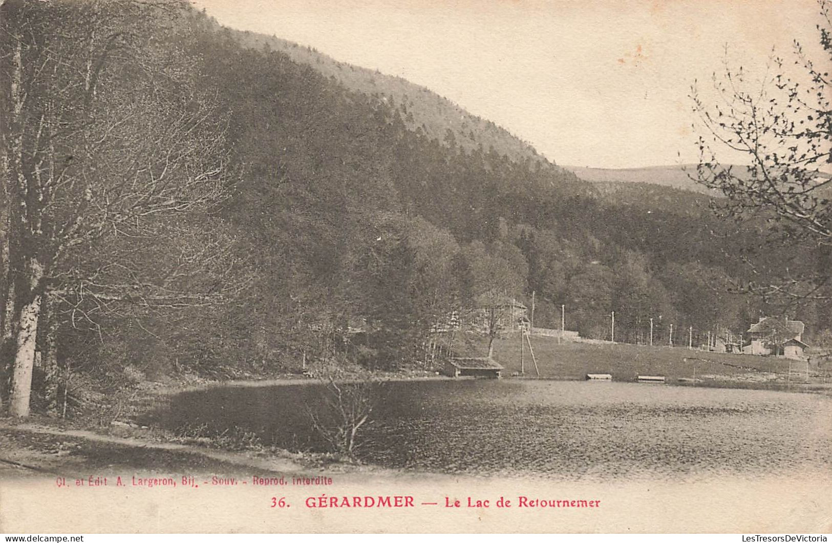 FRANCE - Gérardmer - Le Lac De Retournemer - Carte Postale Ancienne - Gerardmer