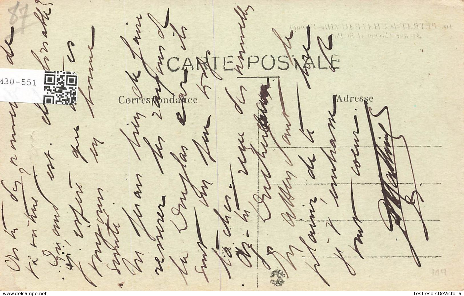 FRANCE - Peyrat Le Château - Avenu Carnot Et La Poste - Carte Postale Ancienne - Sonstige & Ohne Zuordnung