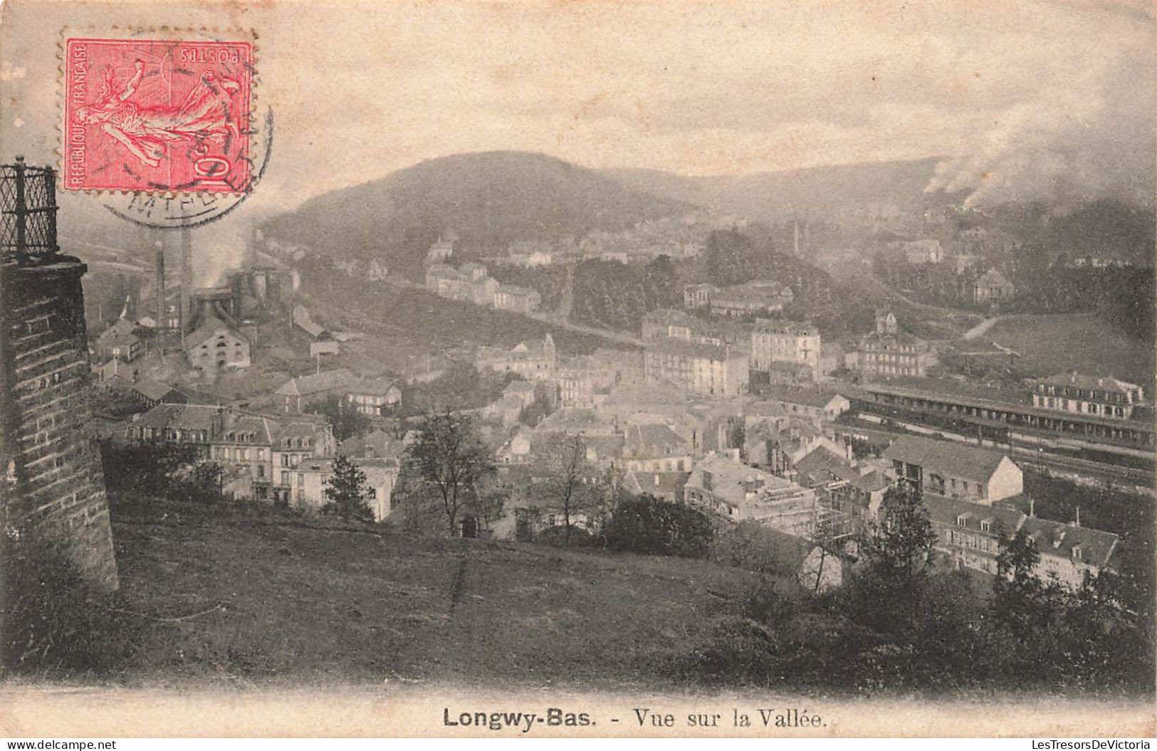 FRANCE - Longwy Bas - Vue Sur La Vallée - Carte Postale Ancienne - Longwy