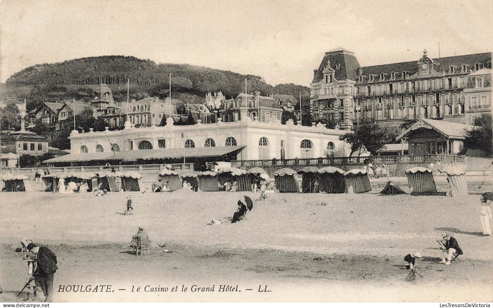 FRANCE - Houlgate - Casino Et Le Grand Hôtel - Carte Postale Ancienne - Autres & Non Classés