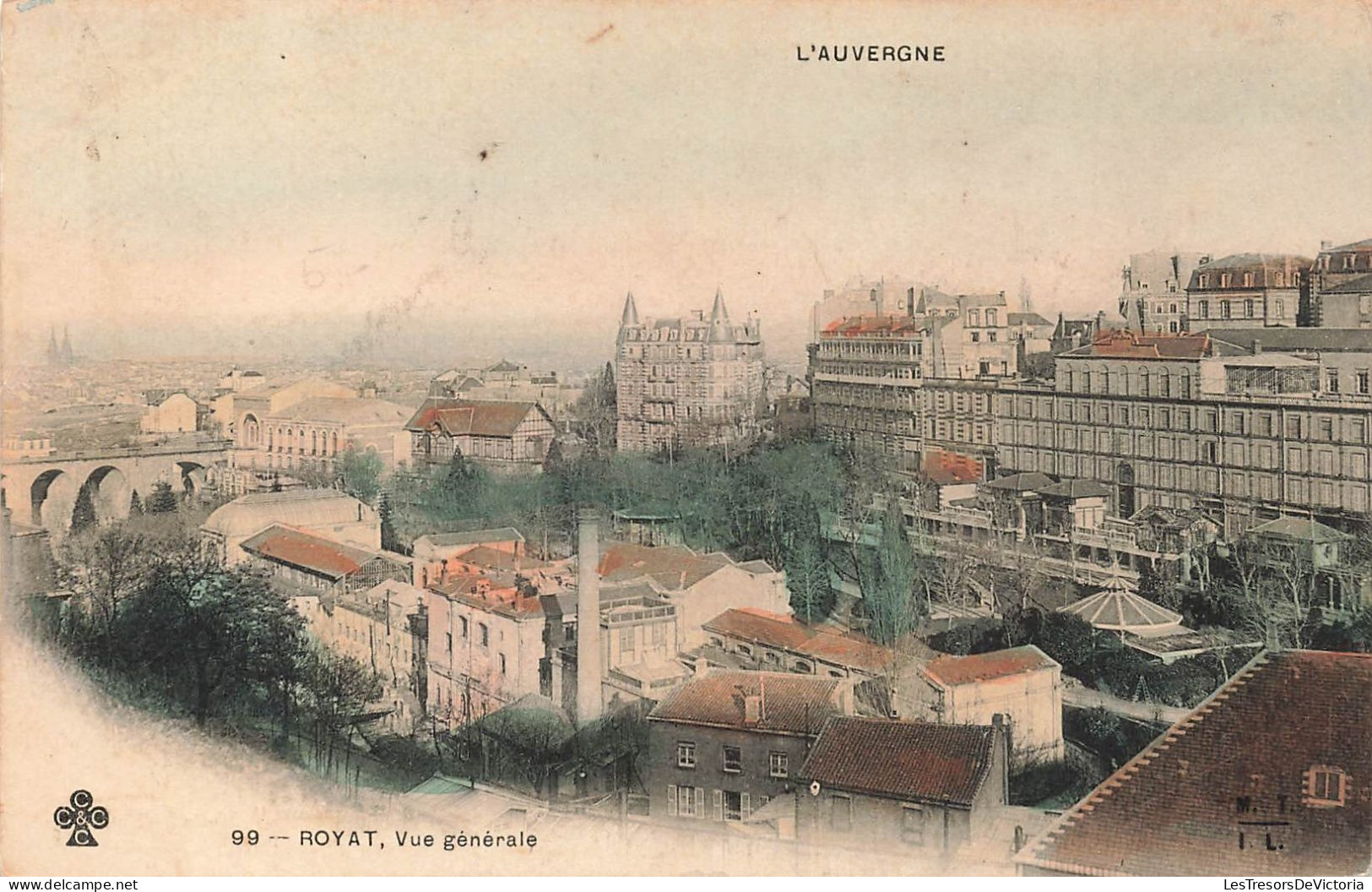 FRANCE - L'Auvergne - Royat - Vue Générale - Colorisé - Dos Non Divisé - Carte Postale Ancienne - Royat