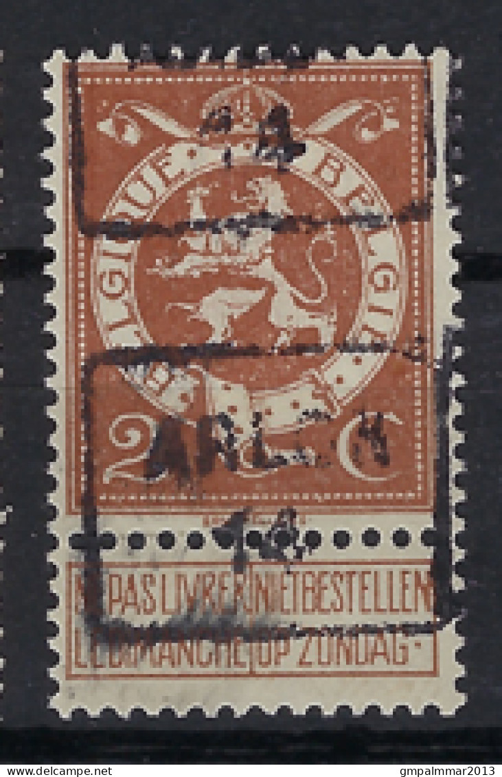 PELLENS Type Staande Leeuw Nr. 109 Voorafgestempeld Nr. 2336 C  ARLON 14 In Zéér Goede Staat , Zie Ook Scan . LOT 264 - Rolstempels 1910-19