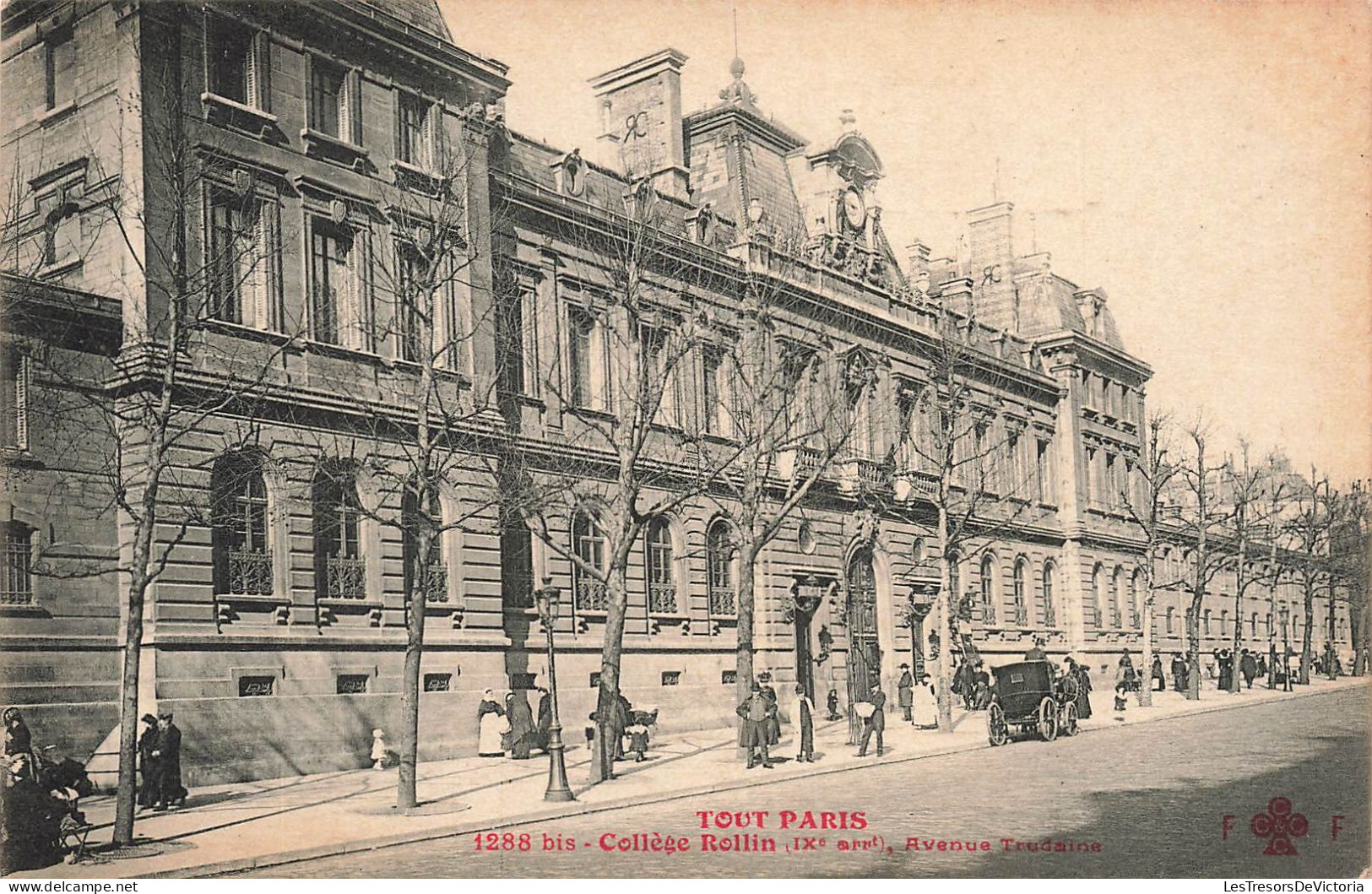 FRANCE - Paris - Collège Rollin - Avenue Trudaine - Carte Postale Ancienne - Onderwijs, Scholen En Universiteiten