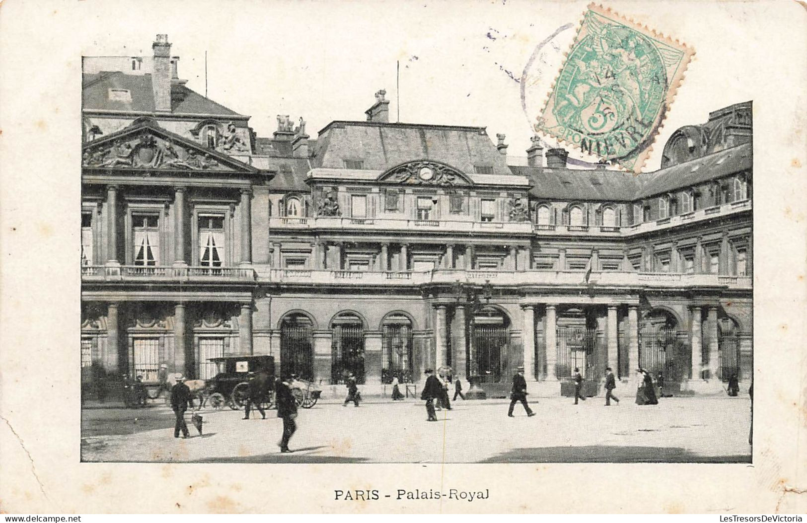 FRANCE - Paris - Vue Générale Du Palais Royal - Animé - Carte Postale Ancienne - Autres Monuments, édifices