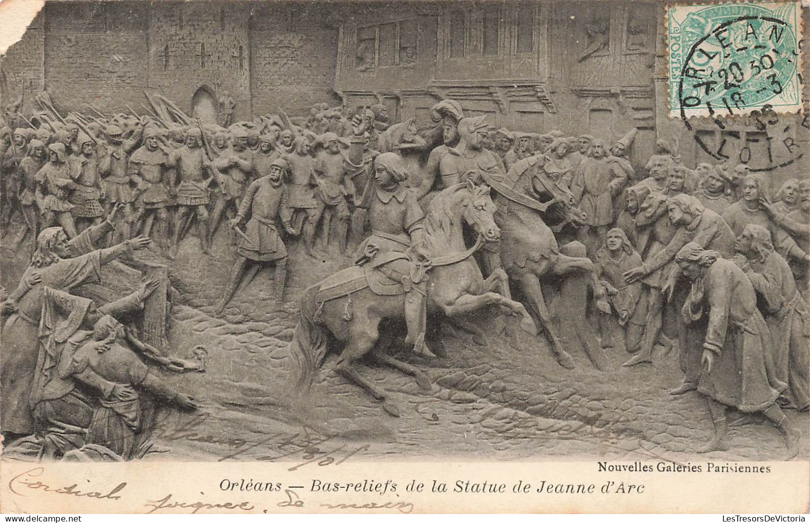 FRANCE - Orléans - Bas Reliefs De La Statue De Jeanne D'Arc - Carte Postale Ancienne - Orleans