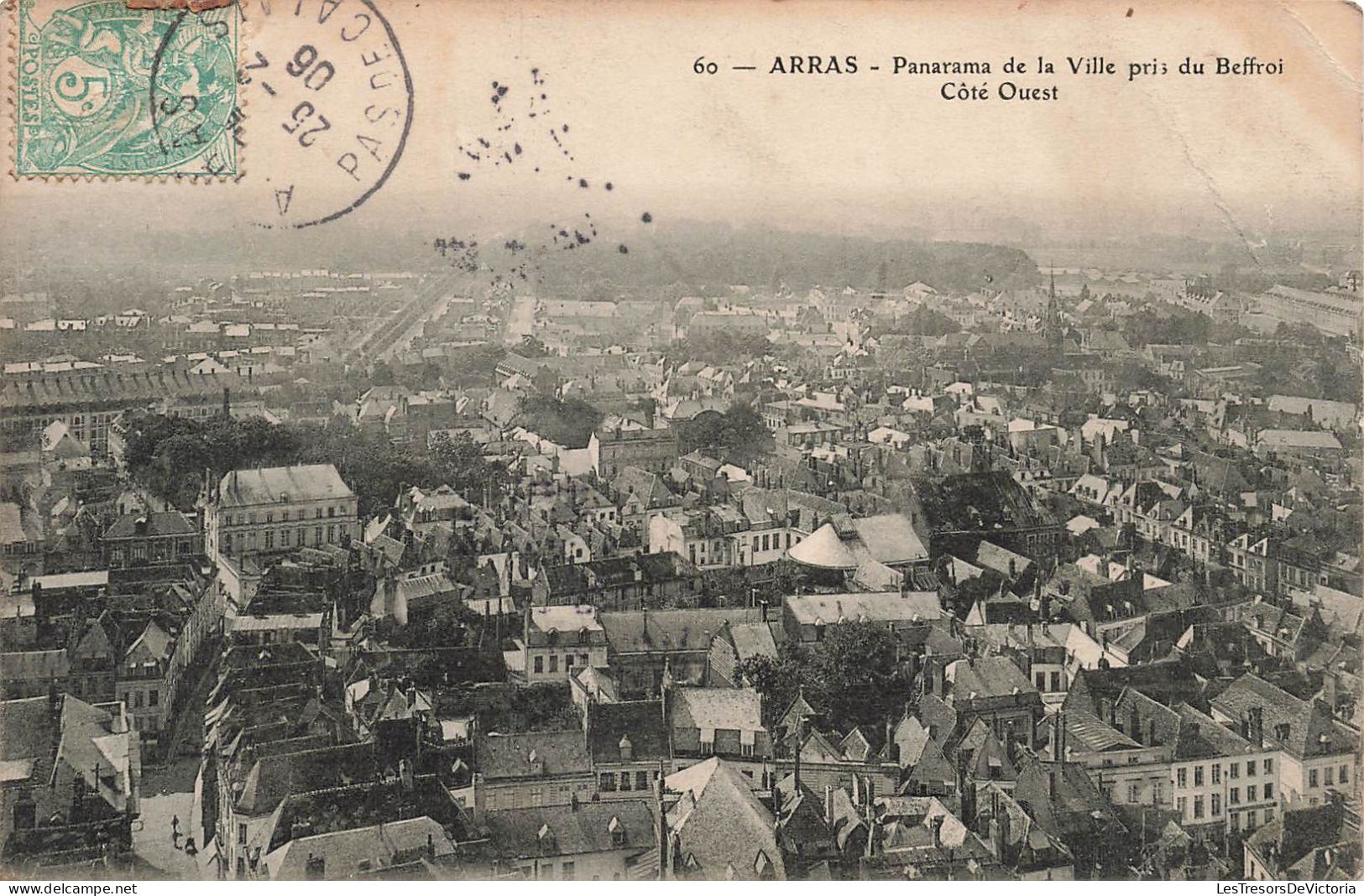 FRANCE - Arras - Panorama De La Ville Pris Du Beffroi - Côte Ouest - Carte Postale Ancienne - Arras