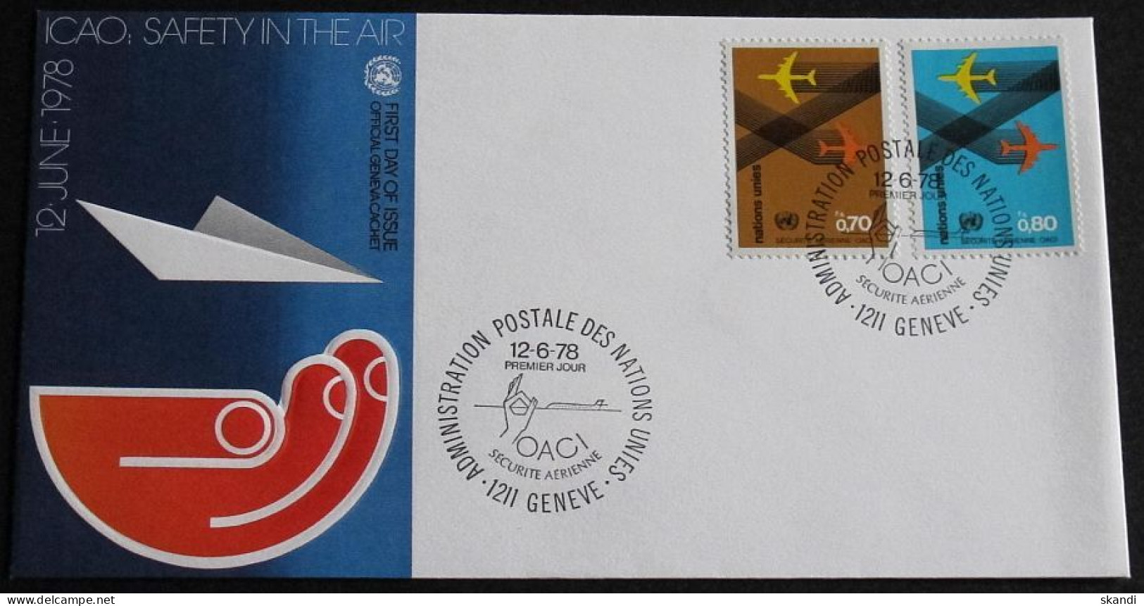 UNO GENF 1978 Mi-Nr. 76/77 FDC - FDC