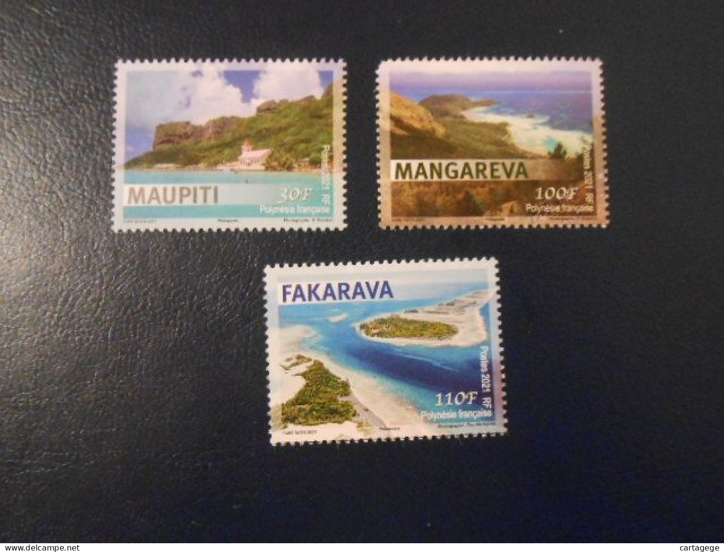 POLYNESIE YT 1280/1282 PAYSAGES** - Unused Stamps