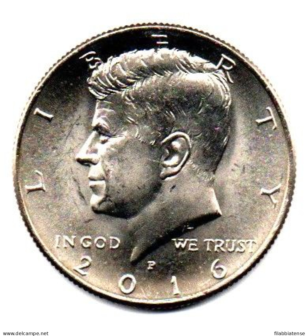 2016 - Stati Uniti 50 Cents - Kennedy    P     ------ - 1964-…: Kennedy