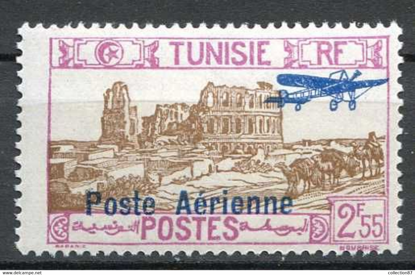 TUNISIE < PA N° 9 *** NEUF Luxe *** MNH - Aéreo