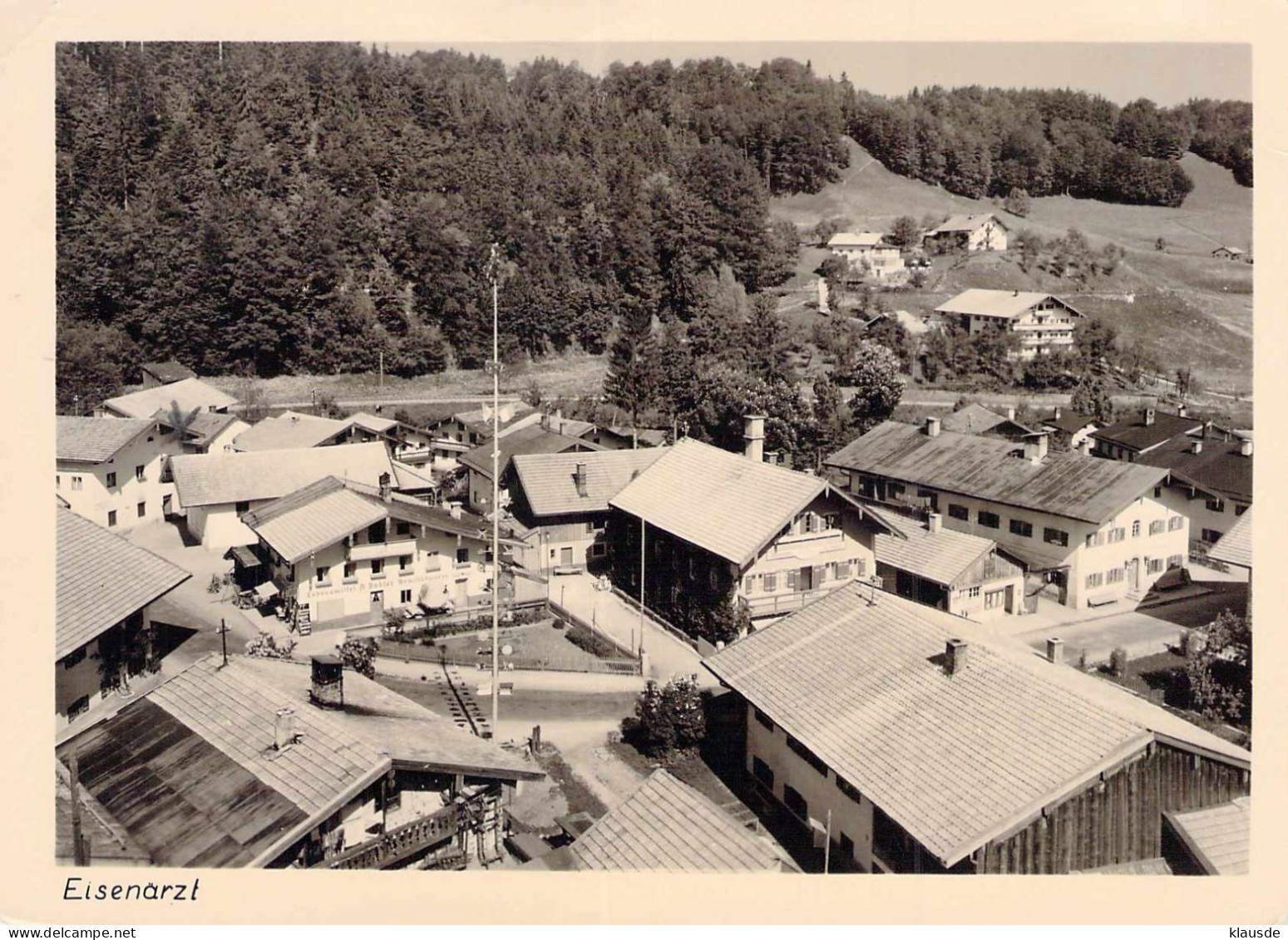 Eisenärzt Ortsansicht Gel.1954 - Chiemgauer Alpen