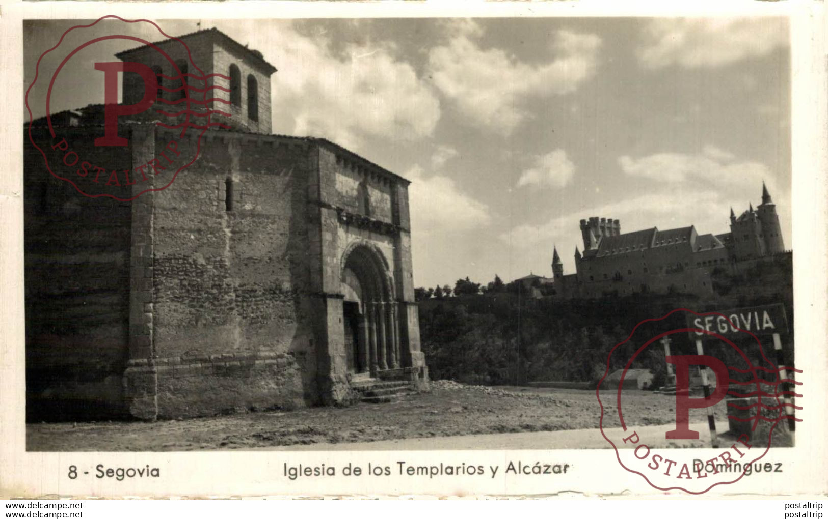 Segovia Iglesia De Los Templarios Y Alcazar Castilla Y León. España Spain - Segovia