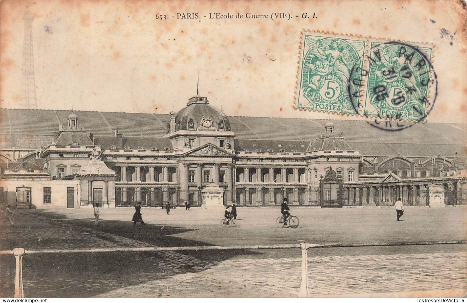 FRANCE - Paris - Vue Générale De L'école De Guerre - Carte Postale Ancienne - Educazione, Scuole E Università