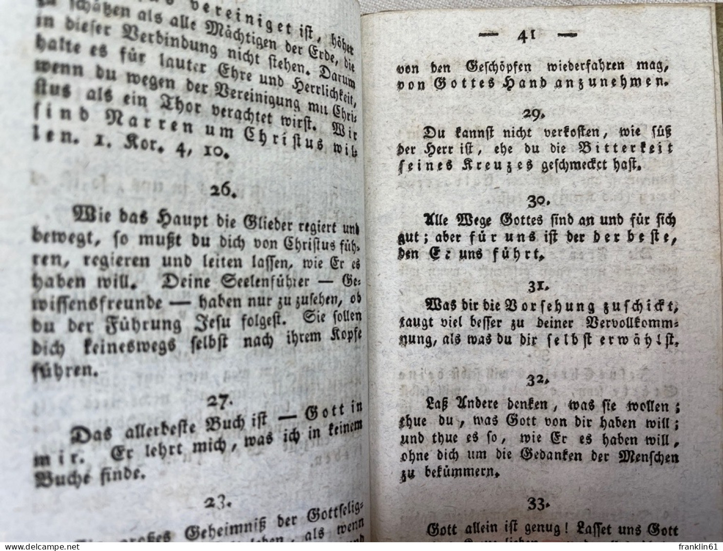 Das verborgene Leben mit Christo in Gott. Aus den Schriften des gottseligen Joh. v. Bernieres Louvigni gesamme