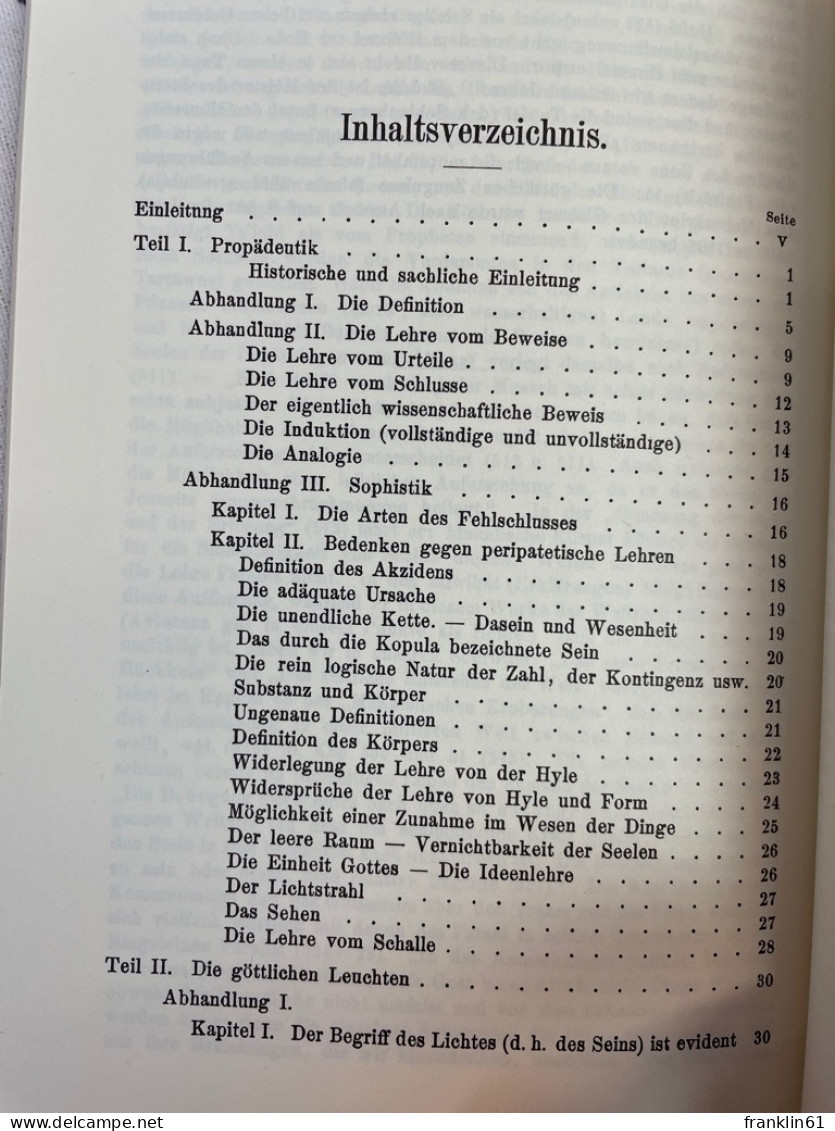 Die Philosophie der Erleuchtung nach Suhrawardi (1191 gestorben).