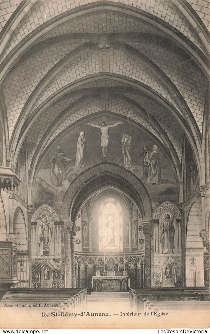 FRANCE - Saint Rémy D'Auneau - Intérieur De L'Eglise  - Carte Postale Ancienne - Auneau