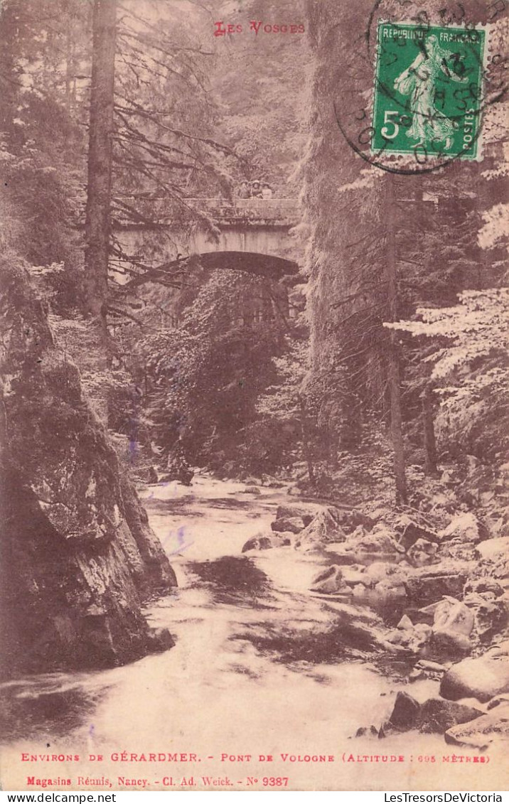 FRANCE - Gérardmer - Pont De Vologne - Carte Postale Ancienne - Gerardmer