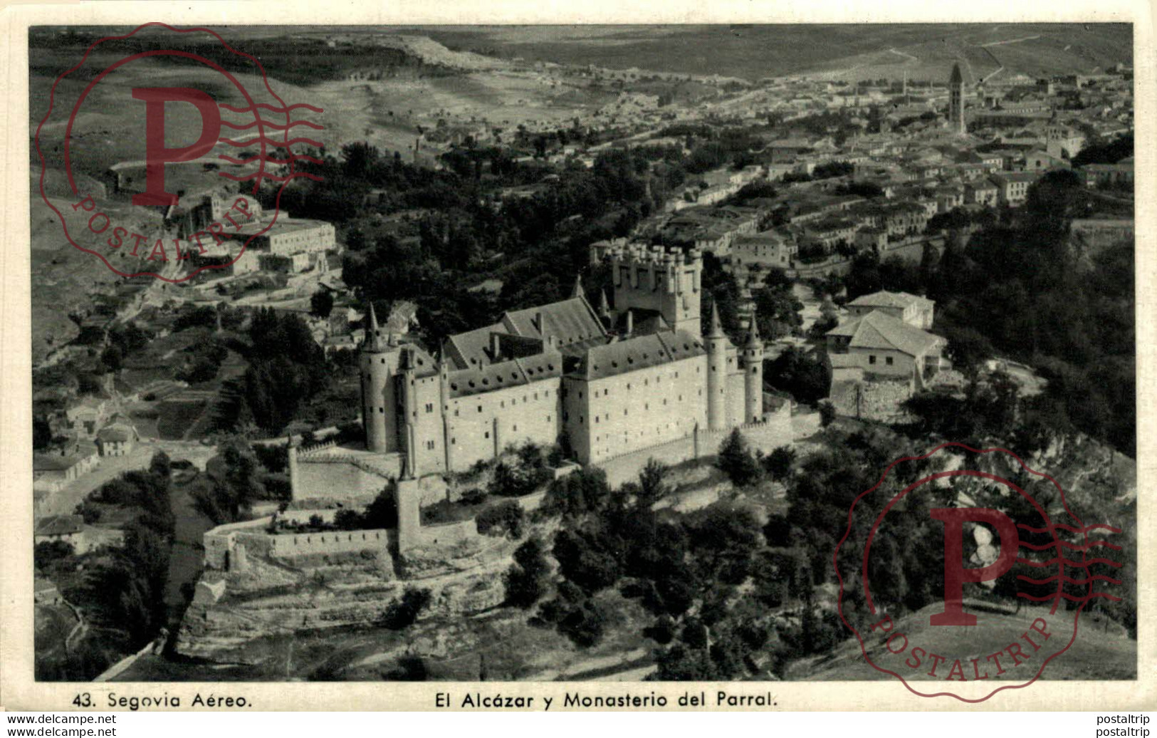 Segovia El Alcazar Y Monasterio Del Parral Castilla Y León. España Spain - Segovia