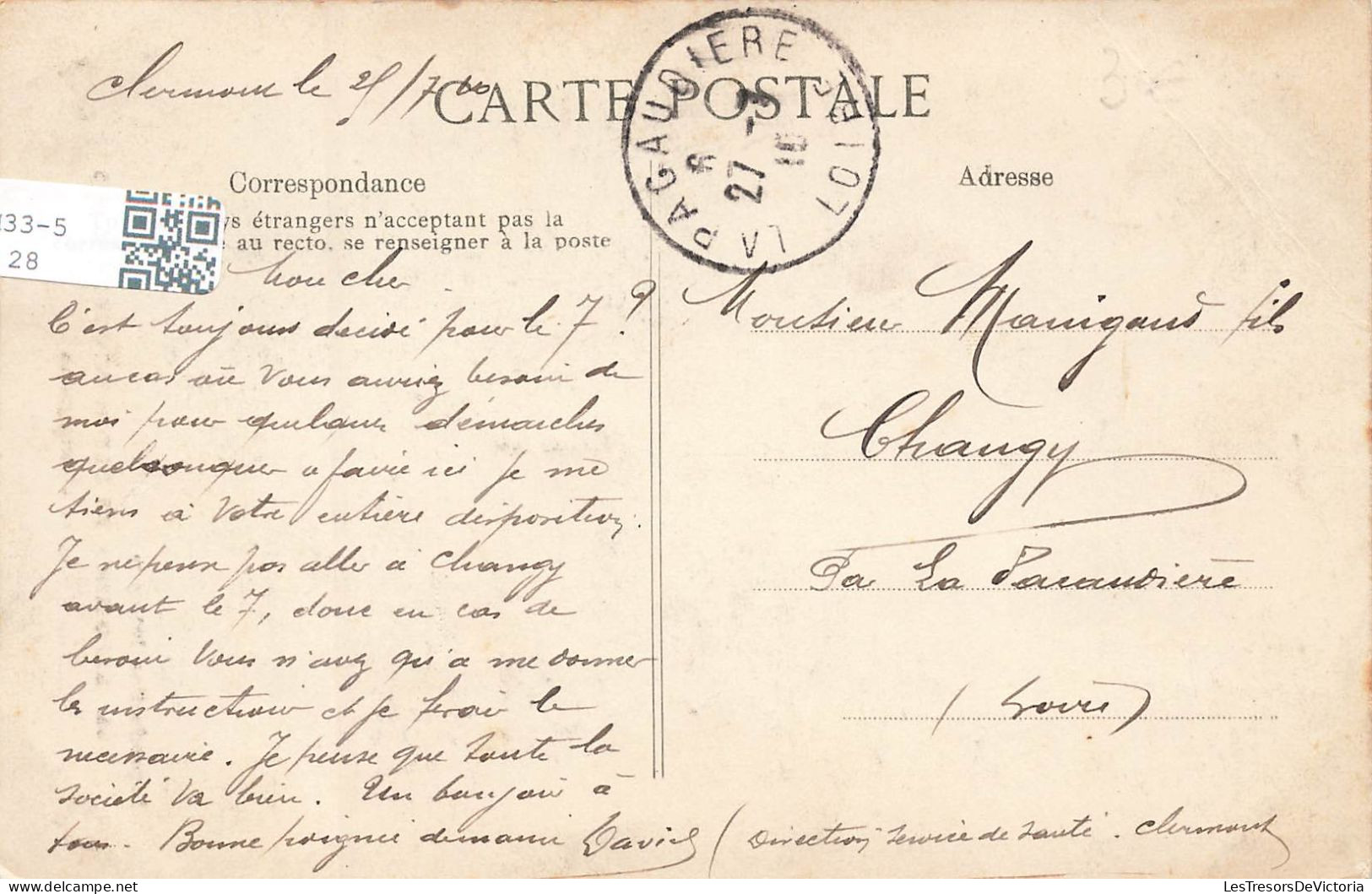 FRANCE - Exposition De Clermont Ferrand 1910 - Types D'Auvergnates - Tenues Traditionnelles - Carte Postale Ancienne - Clermont Ferrand