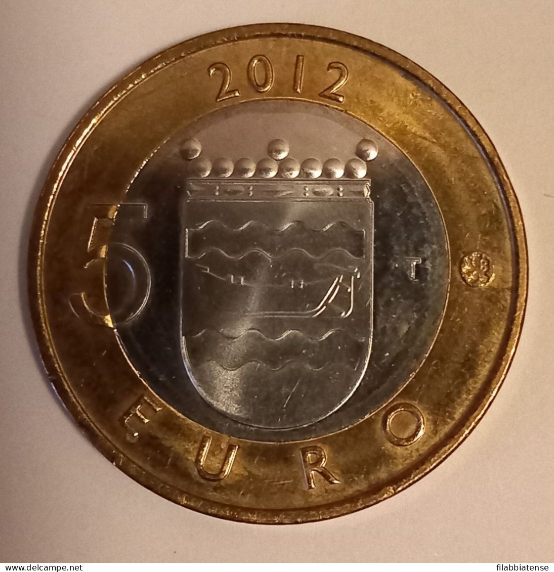 2012 - Finlandia 5 Euro Uusimaa   ----- - Finlande