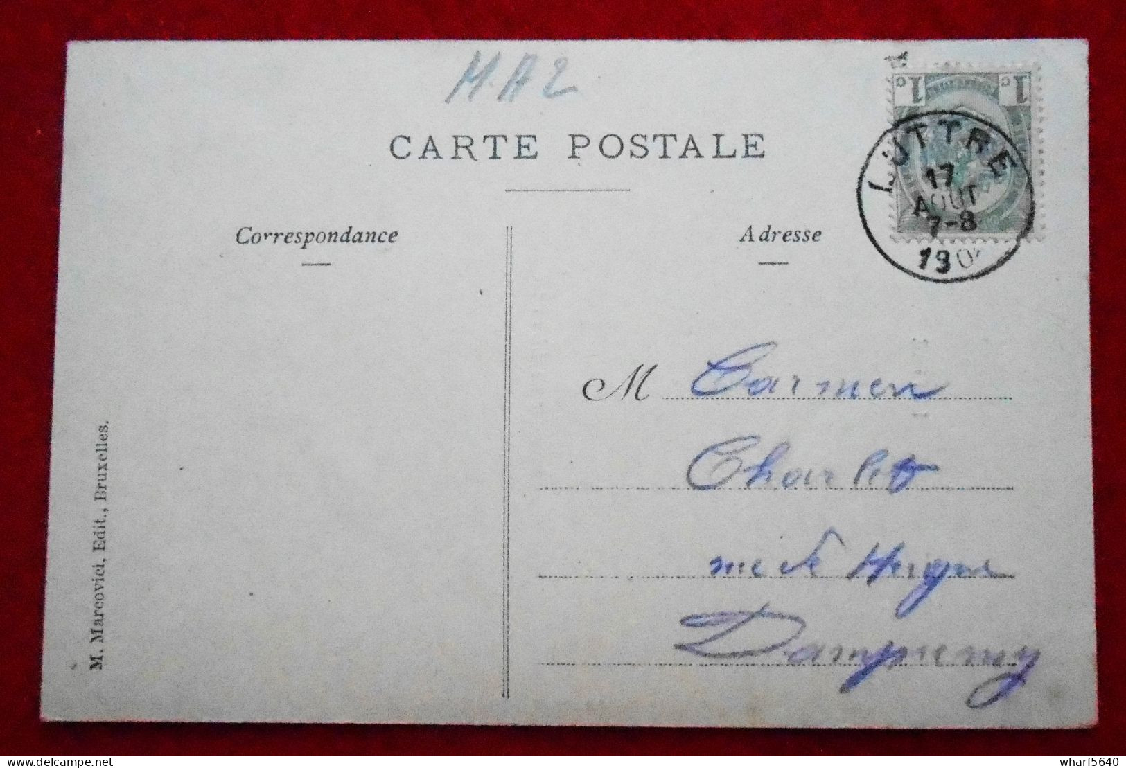 CPA 190? Souvenir De Luttre - La Gare / Montgolfière - Pont-a-Celles