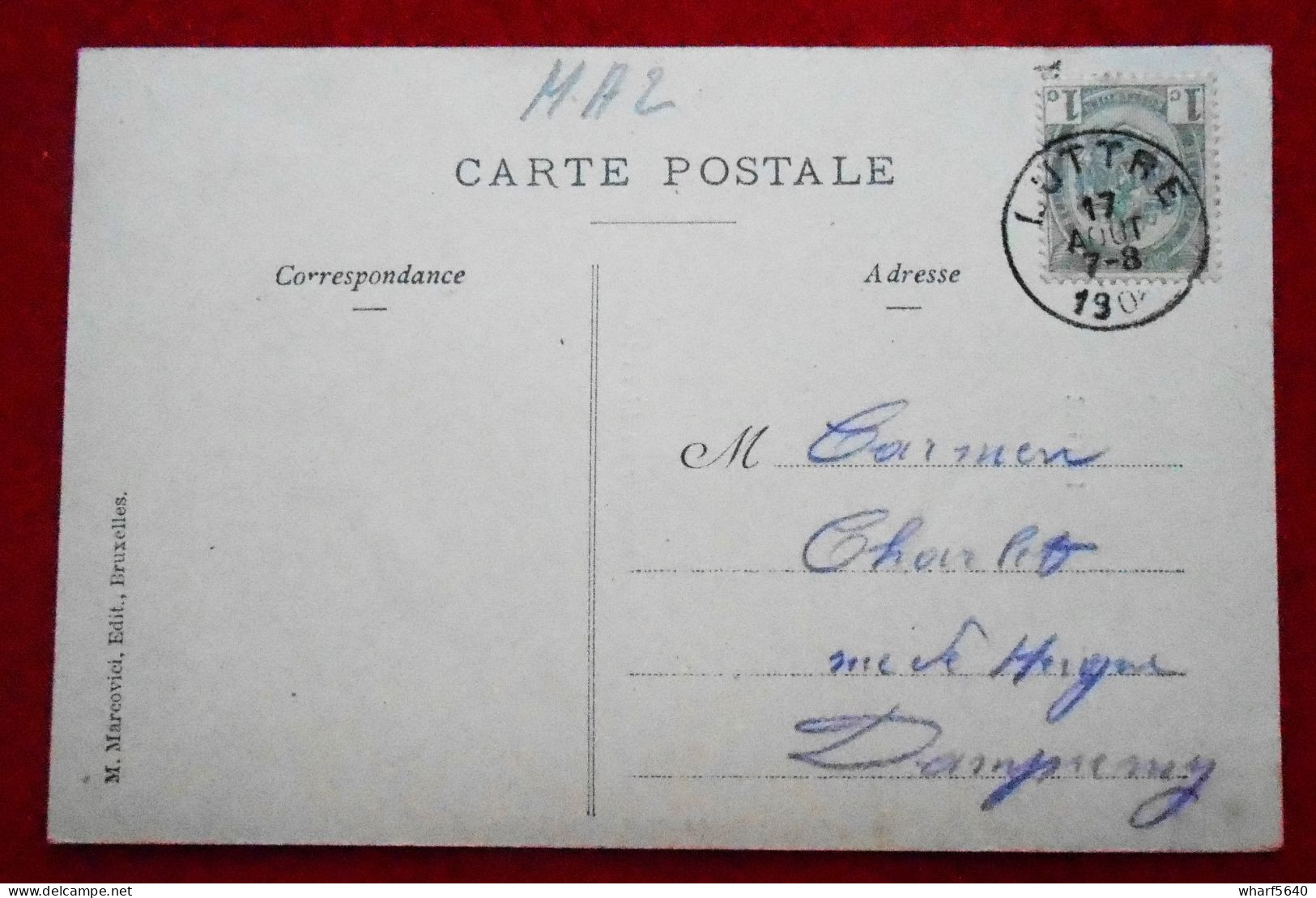 CPA 190? Souvenir De Luttre - La Gare / Montgolfière - Pont-à-Celles