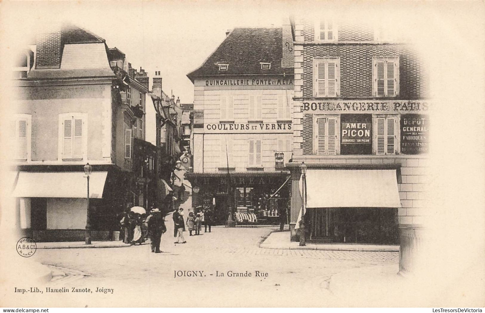 FRANCE - Joigny - La Grande Cure - Boulangerie - Aimer Picon - Animé - Dos Non Divisé - Carte Postale Ancienne - Joigny