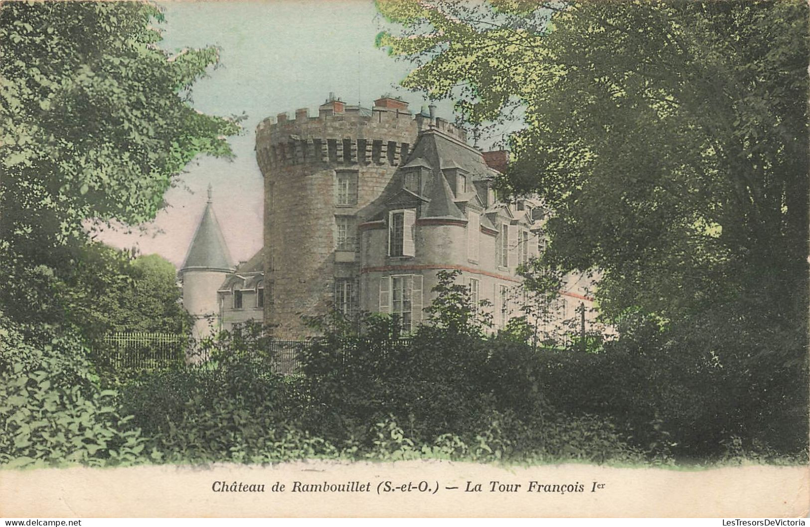 FRANCE - Rambouillet - Château De Rambouillet - La Tour François Ier - Colorisé - Carte Postale Ancienne - Rambouillet (Schloß)