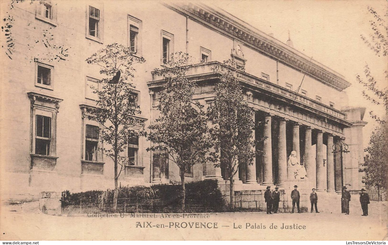 FRANCE - Aix En Provence - Le Palais De Justice - Carte Postale Ancienne - Aix En Provence