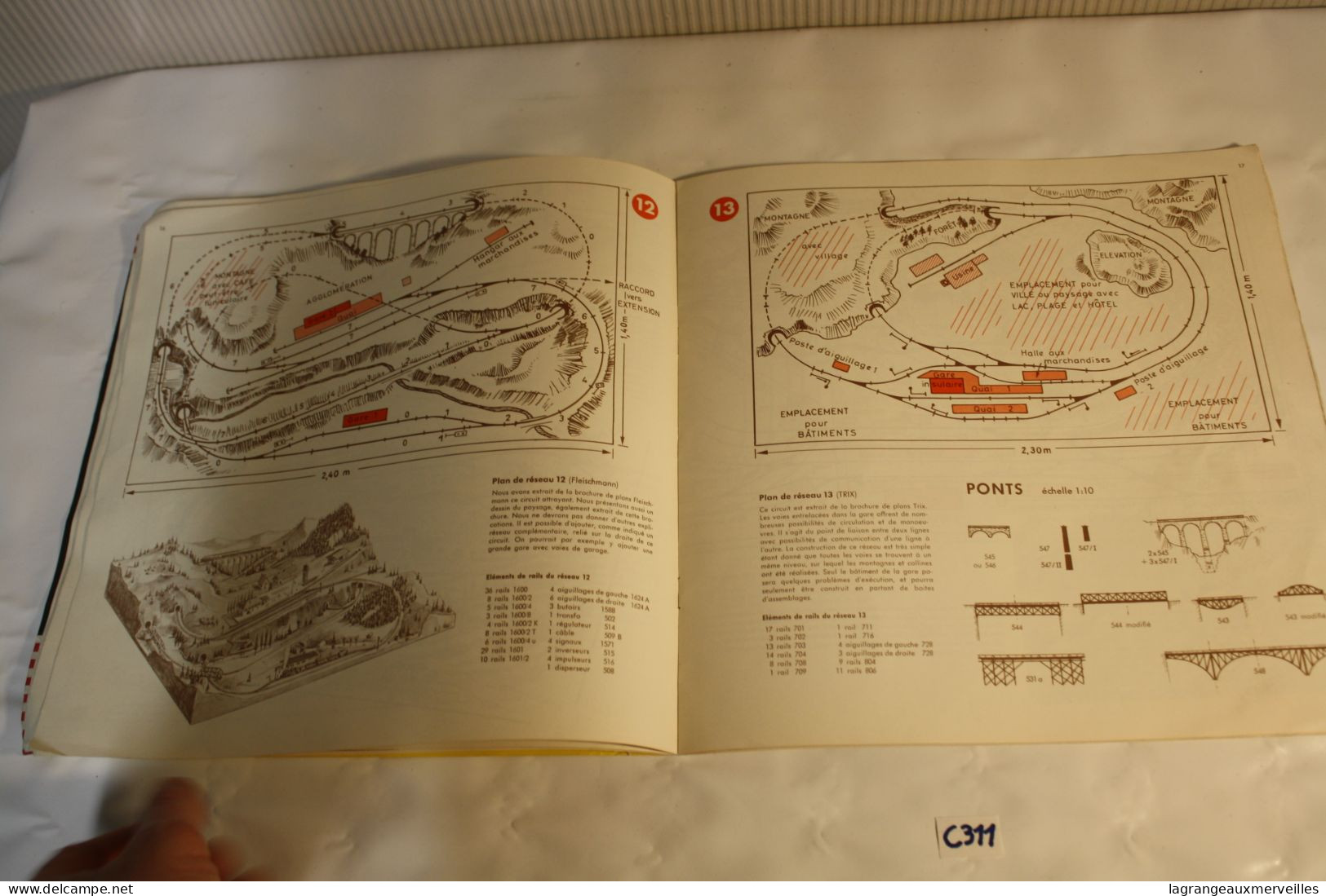 C311 Livre - Plan de réseaux - Train - locomotive - FALLER