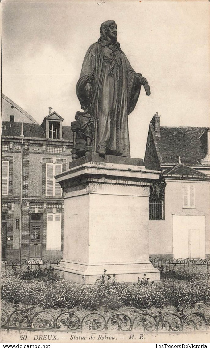 FRANCE - Dreux - Statue De Rotrou - Carte Postale Ancienne - Dreux