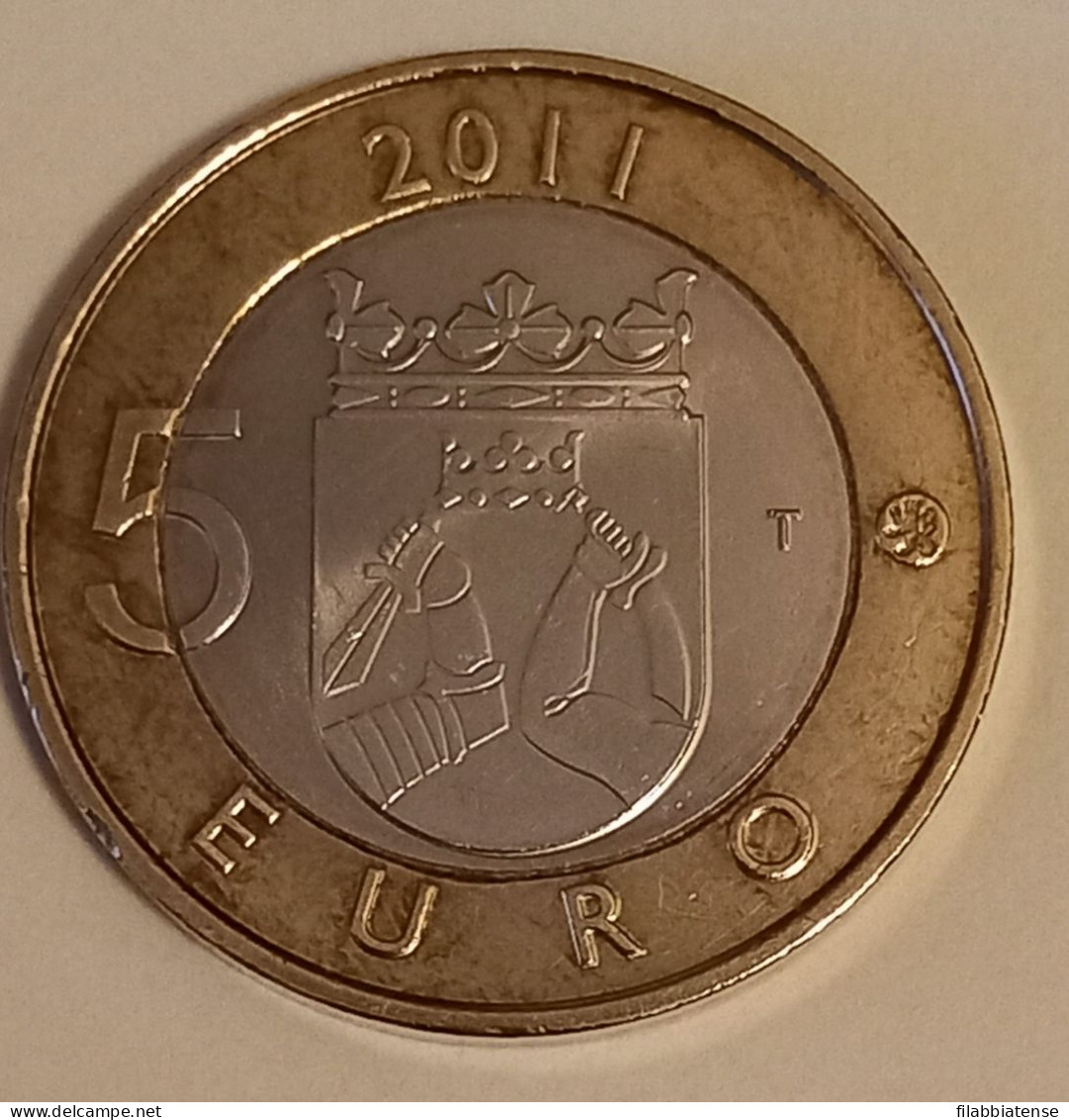 2011 - Finlandia 5 Euro - Province Storiche - Karelia     ------- - Finland