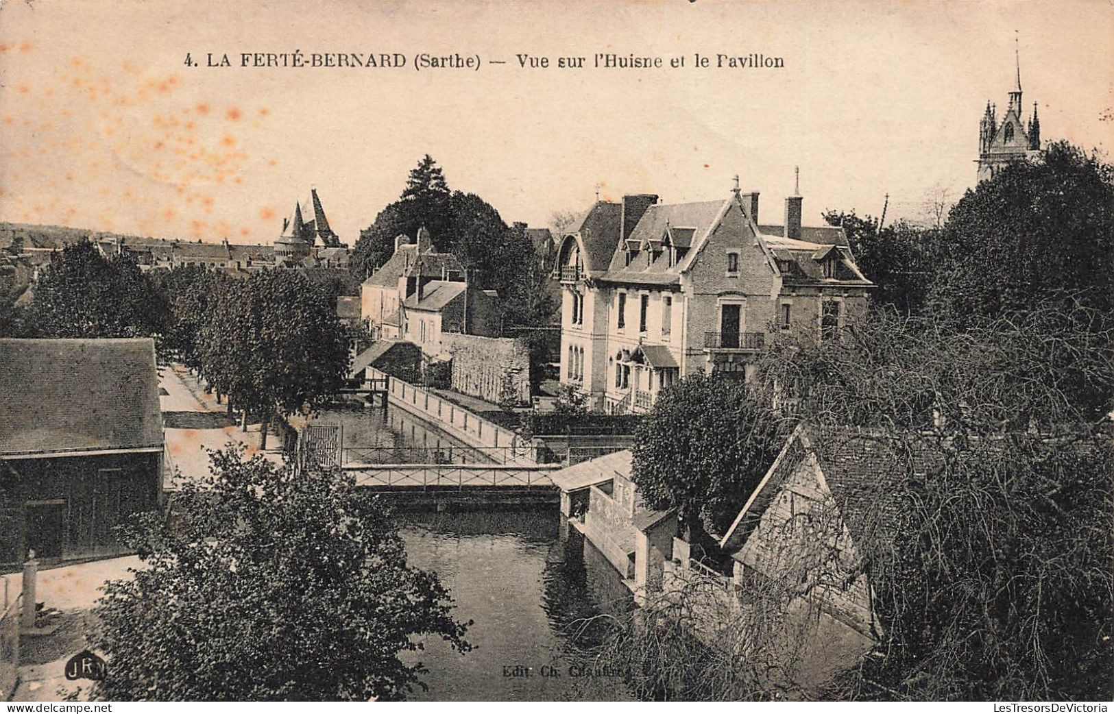 FRANCE - La Ferté Bernard - Vue Sur L'Huisne Et Le Pavillon - Carte Postale Ancienne - La Ferte Bernard