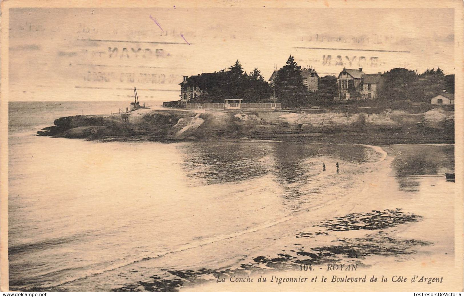 FRANCE - Royan - La Conche Du Pigeonnier Et Le Boulevard De La Côte D'Argent - Carte Postale Ancienne - Royan