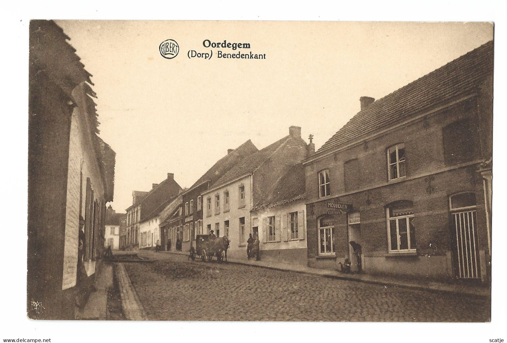 Oordegem   -    (Dorp)   Benedenkant - Lede