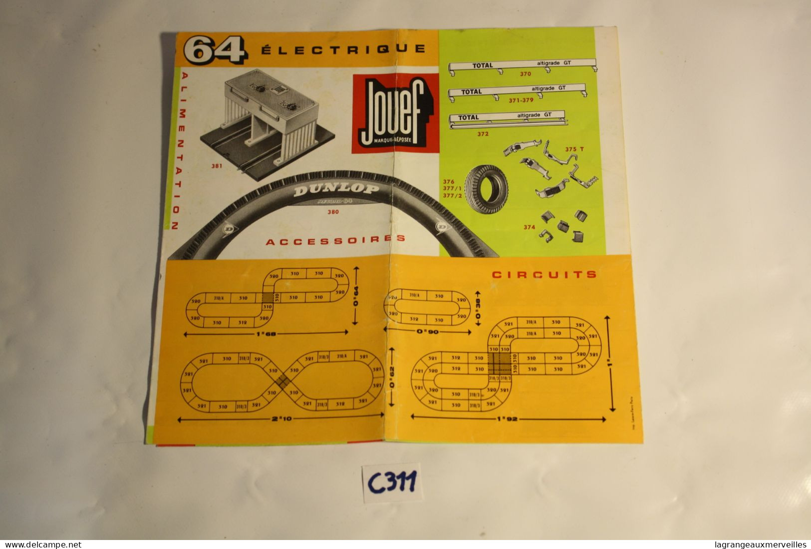 C311 Livre - 64 Electrique - Plan JOUEF - Otros Planes