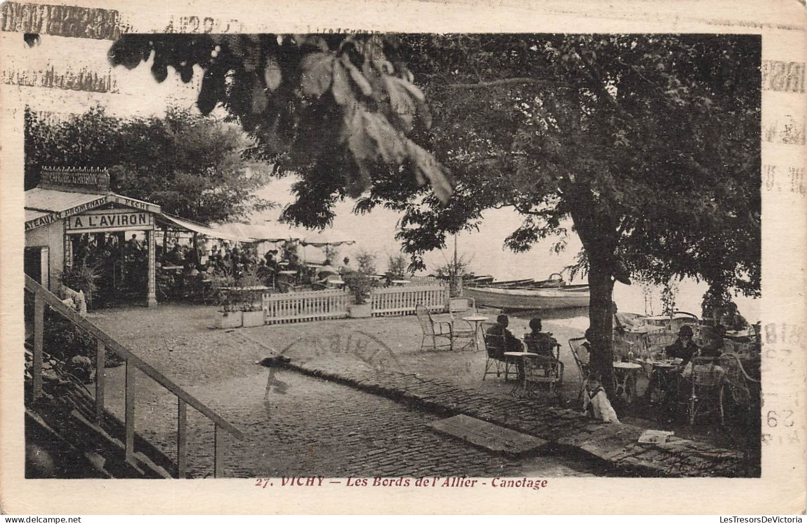 FRANCE - Vichy - Les Bords De L'Allier - Canotage - Carte Postale Ancienne - Vichy