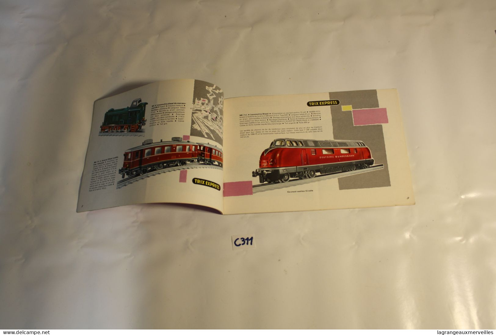 C311 Livre - Plan TRIX Express - 1960 1961 - Andere Pläne