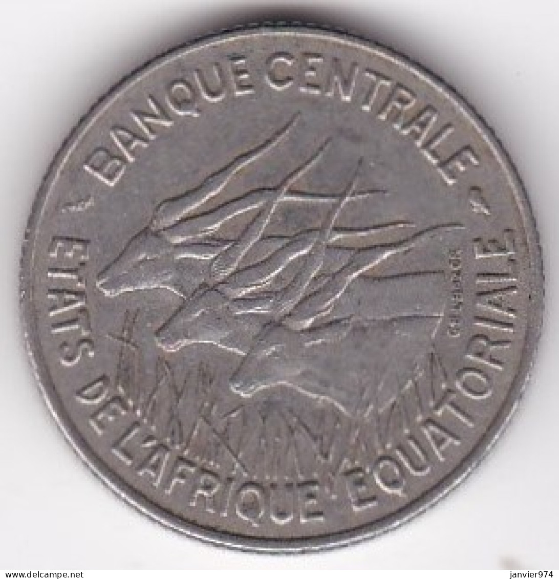 Afrique Equatoriale Banque Centrale. 100 Francs 1967 , En Nickel. KM# 5 - Altri – Africa