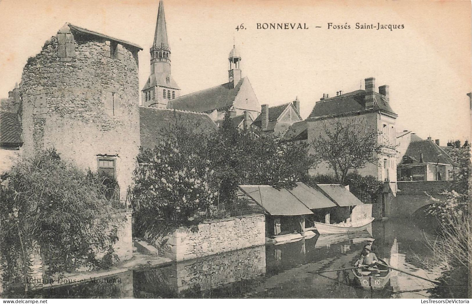 FRANCE - Bonneval - Vue Sur Les Fossés Saint Jacques - Carte Postale Ancienne - Bonneval