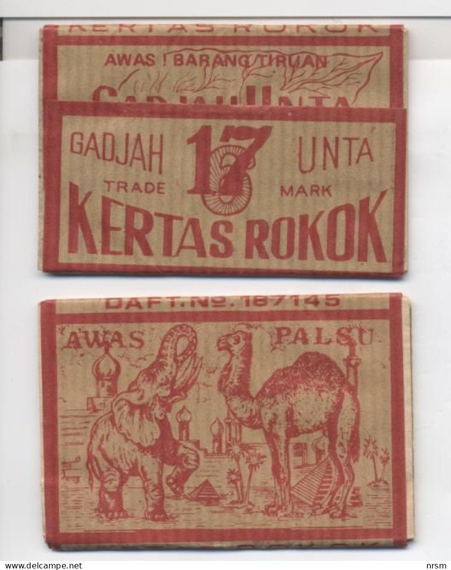 Papier à Cigarettes / Kertas Rokok - Gadja Unta - Awas Palsu (Awas ! Barang Tiruan) - Andere & Zonder Classificatie