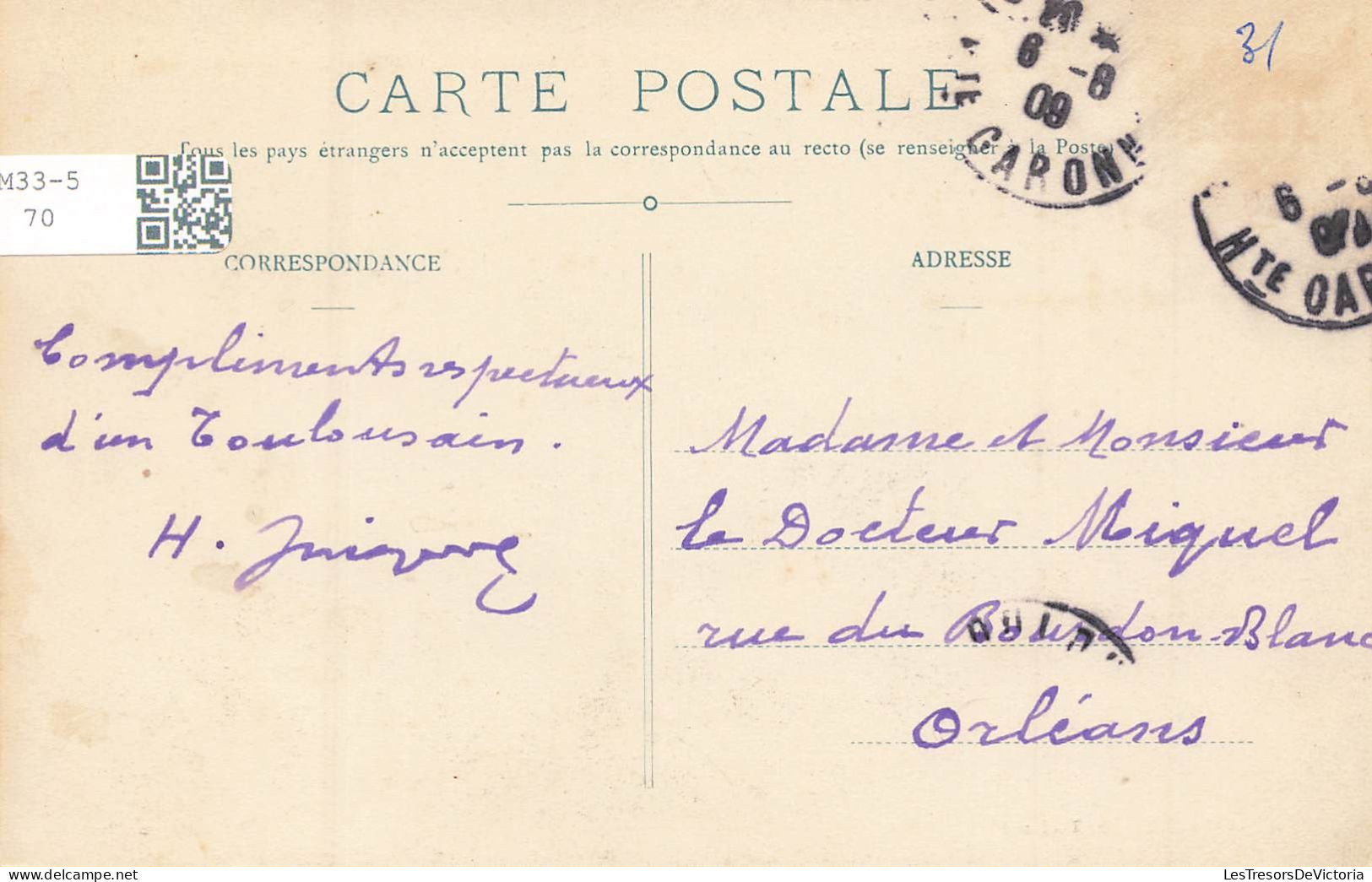 FRANCE - Toulouse - Les Allées Lafayette - LL - Animé - Carte Postale Ancienne - Toulouse