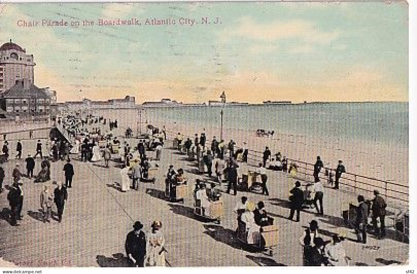 CHAIR PARADE ON THE BOARDWALK           ATLANTA CITY - Atlantic City